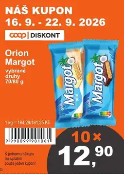 COOP DISKONT Orion Margot nabídka