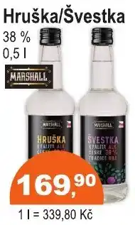 COOP DISKONT Marshall hruška/švestka nabídka