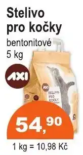 COOP DISKONT axi stelivo pro kočky bentonitové nabídka