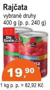 COOP DISKONT Die Gusta rajčata nabídka