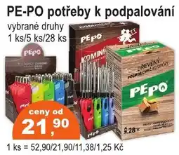 COOP DISKONT PePo potřeby k podpalování nabídka