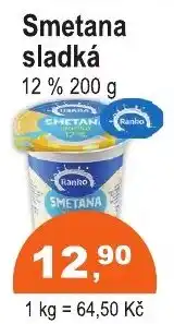 COOP DISKONT Ranho smetana sladká nabídka