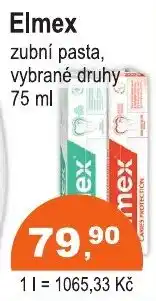 COOP DISKONT Elmex zubní pasta, vybrané druhy nabídka