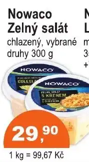 COOP DISKONT Nowaco zelný salát nabídka