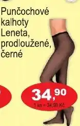 COOP DISKONT Leneta punčochové kalhoty prodloužené černé nabídka