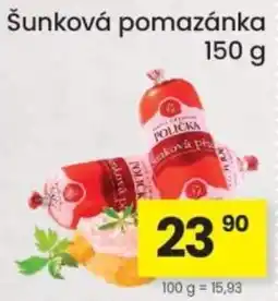 Kubík potraviny Policka šunková pomazánka nabídka