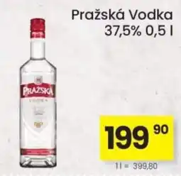 Kubík potraviny Pražská Vodka nabídka