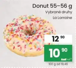 Kubík potraviny La Lorraine donut nabídka