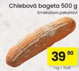 Kubík potraviny Chlebová bageta nabídka
