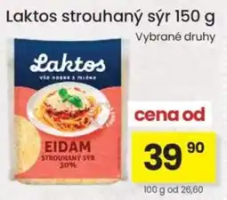 Kubík potraviny Laktos eidam strouhaný sýr nabídka