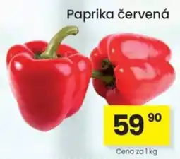 Kubík potraviny Paprika červená nabídka
