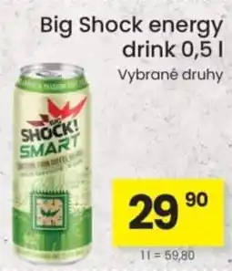 Kubík potraviny Big Shock Smart energy drink nabídka