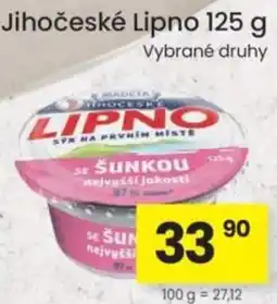 Kubík potraviny Lipno sýr na prvním místě se šunkou nabídka