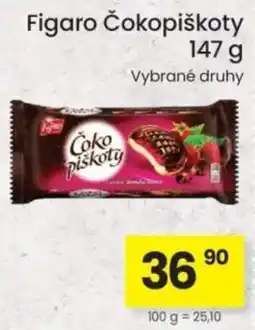 Kubík potraviny Figaro čokopíškoty nabídka
