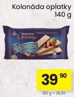 Kubík potraviny Kolonáda oplatky nabídka