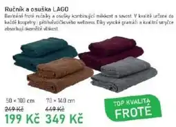 Vesna Lago ručník a osuška nabídka