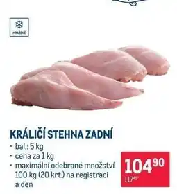 Makro KRÁLIČÍ STEHNA ZADNÍ nabídka