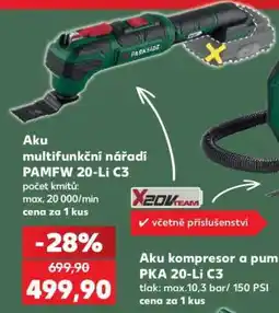 Kaufland Aku multifunkční nářadí PAMFW 20-Li C3 nabídka