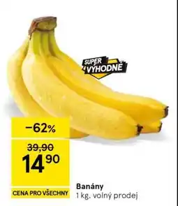 Tesco Banány nabídka
