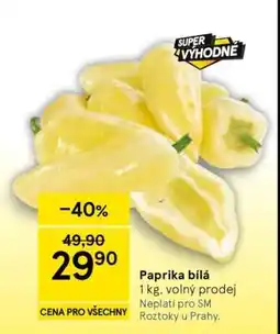 Tesco PAPRIKA BÍLÁ nabídka