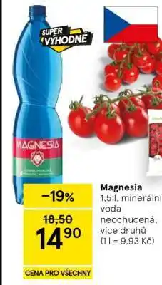 Tesco Magnesia nabídka