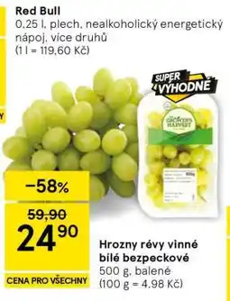 Tesco Hrozny révy vinné bílé bezpeckové nabídka