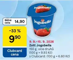 Tesco ZOTT JOGOBELLA nabídka
