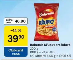 Tesco Bohemia Křupky arašídové nabídka