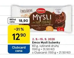 Tesco Emco Mysli sušenky nabídka