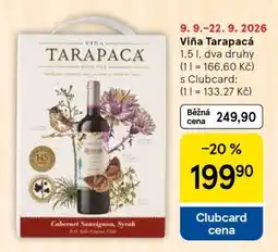 Tesco Viña Tarapacá nabídka