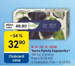 Tesco Tento Family Kapesníky nabídka