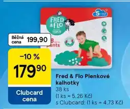 Tesco Fred & Flo Plenkové kalhotky nabídka