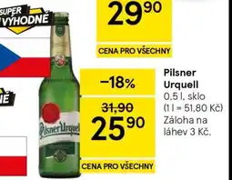 Tesco Pilsner Urquell nabídka