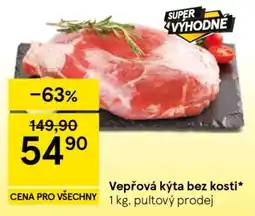 Tesco Vepřová kýta bez kosti nabídka