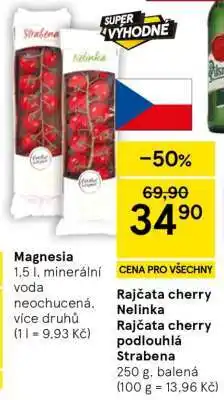 Tesco Rajčata cherry Nelinka / Rajčata cherry podlouhlá Strabena nabídka