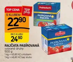 Flop Podravka rajčata pasírovaná nabídka