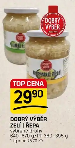 Flop Dobrý výběr zelí | řepa nabídka