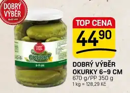 Flop Dobrý výběr okurky 6-9 cm nabídka