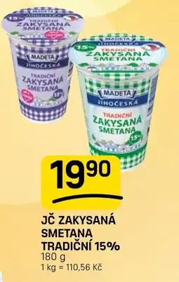 Flop Madeta jč zakysaná smetana tradiční 15% nabídka