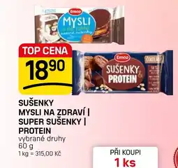 Flop Emco sušenky mysli na zdraví | super sušenky | protein nabídka