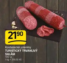 Flop Kostelecké uzeniny turistický trvanlivý salám nabídka