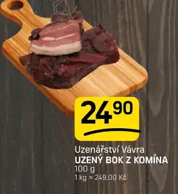 Flop Uzenářství Vávra uzený bok z komína nabídka