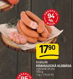 Flop Krahulík krahulecká klobása nabídka