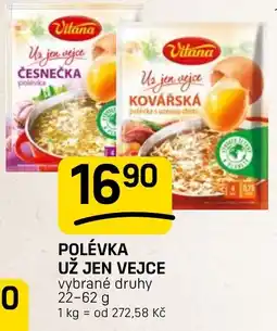 Flop Vitana polévka už jen vejce nabídka