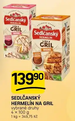 Flop Sedlčanský hermelín na gril nabídka