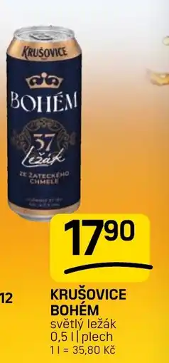Flop Krušovice Bohém světlý ležák nabídka