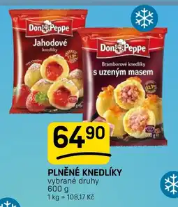 Flop Don Peppe plněné knedlíky nabídka