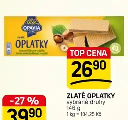 Flop Opavia zlaté oplatky nabídka