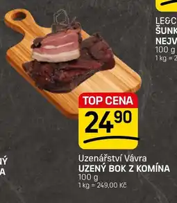 Flop Uzenářství Vávra uzený bok z komína nabídka