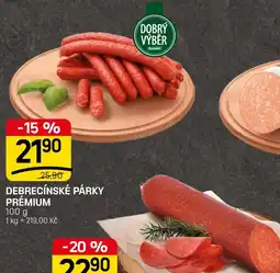 Flop Debrečínské párky prémium nabídka